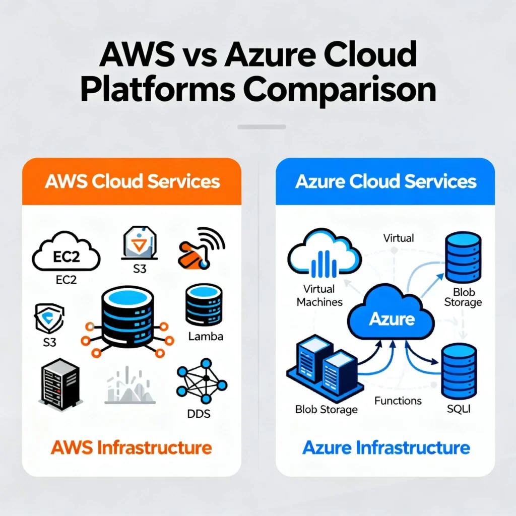 Best Cloud Platforms Compared AWS vs Azure (2025 Review)