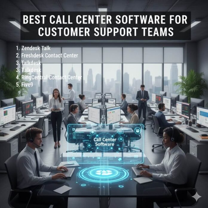 Discover the top 10 call center software for customer support teams in 2025. Compare features, pricing, and AI tools to boost efficiency, CX, and team productivity. Discover the top 10 call center software for customer support teams in 2025. Compare features, pricing, and AI tools to boost efficiency, CX, and team productivity.